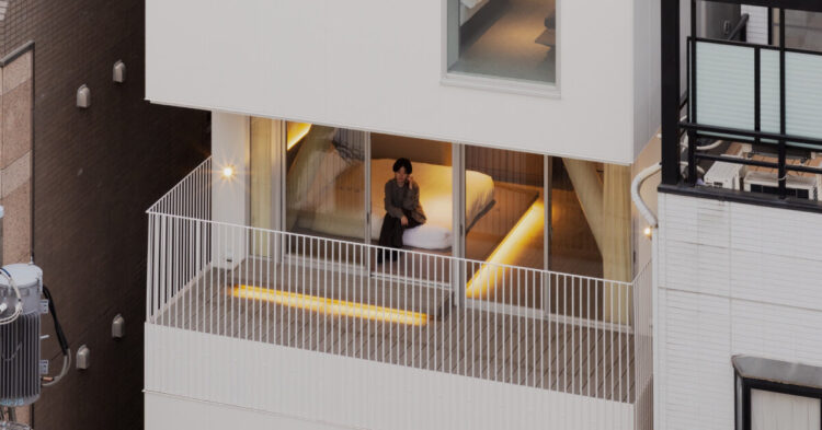 Kooo Architects Carve Terraces Into The Facade Of A Central Tokyo Hotel